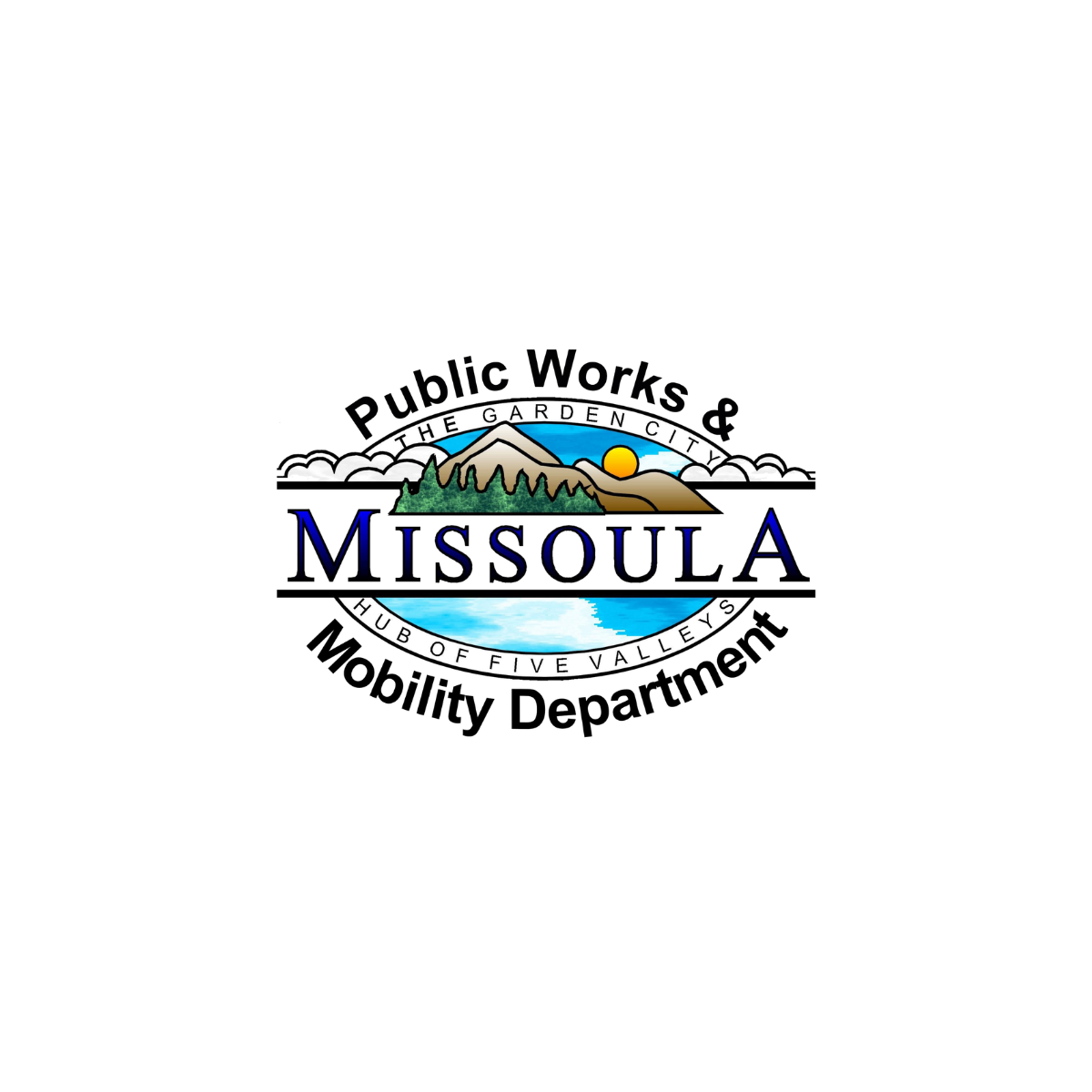 Logo for the City of Missoula Public Works & Mobility Department